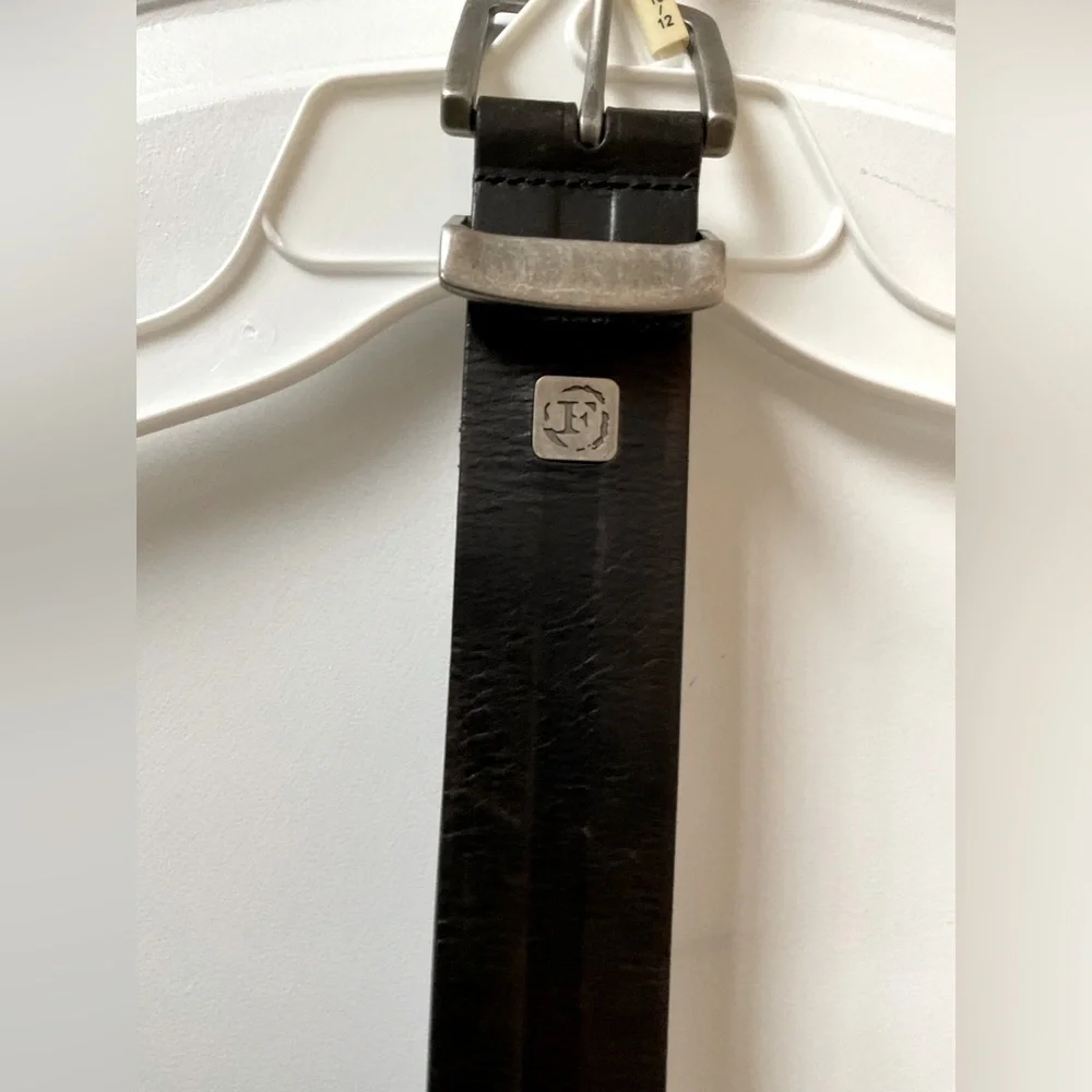 Fossil Mens Dark Brown Leather Belt